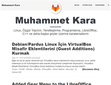 Tablet Screenshot of muhammetkara.com